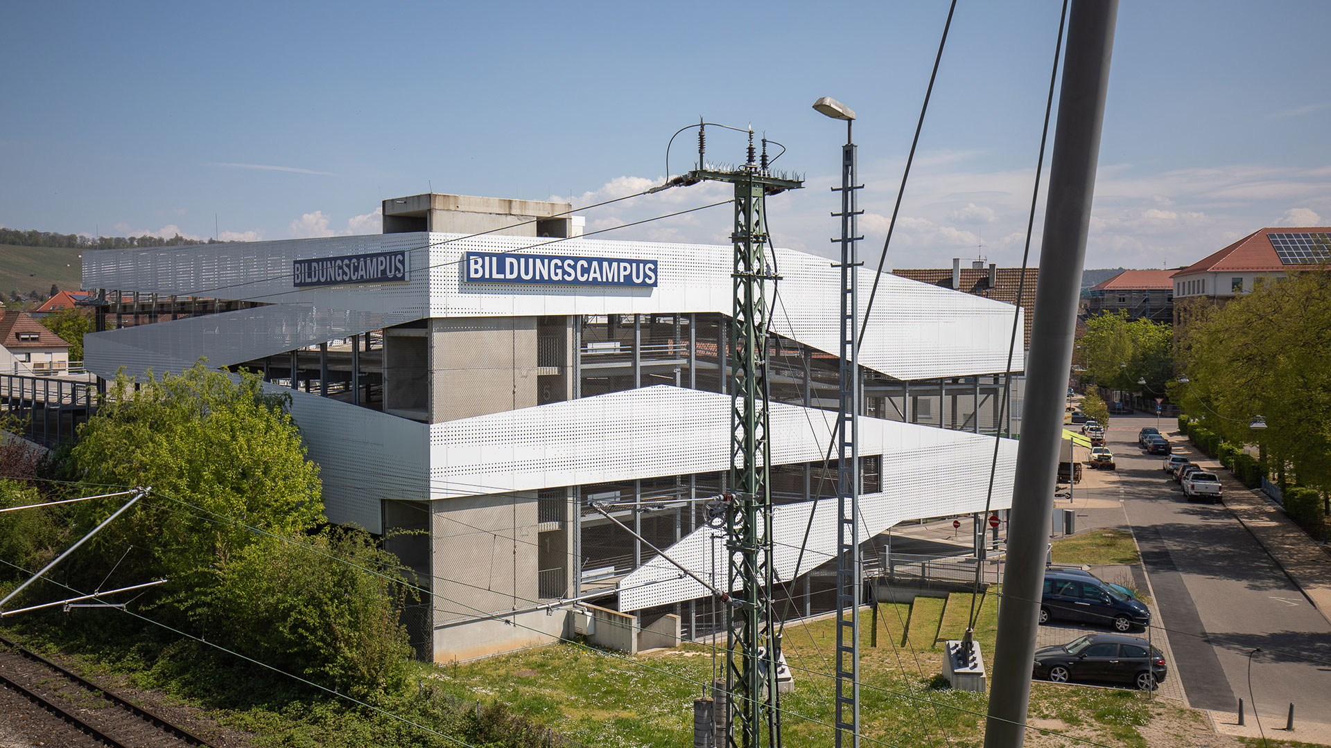 Parkhaus Ost auf dem Bildungscampus