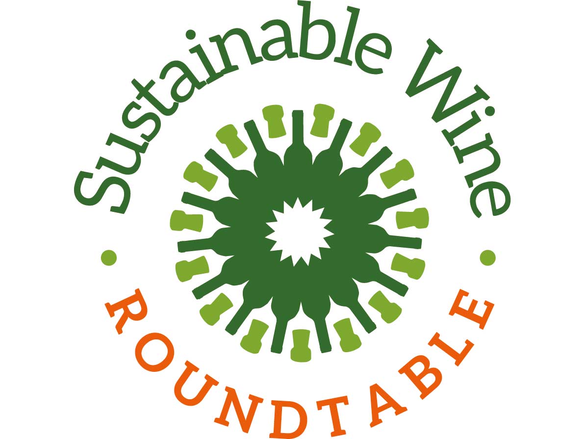 company logo of Sustainable Round Table, A global collaborative platform to advance sustainability across the wine industry from production to retail. 