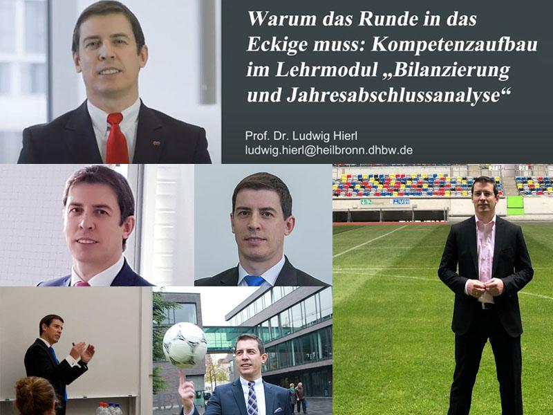 Die Abbildung zeigt eine Collage an Bildern von Prof. Dr. Ludwig Hierl.