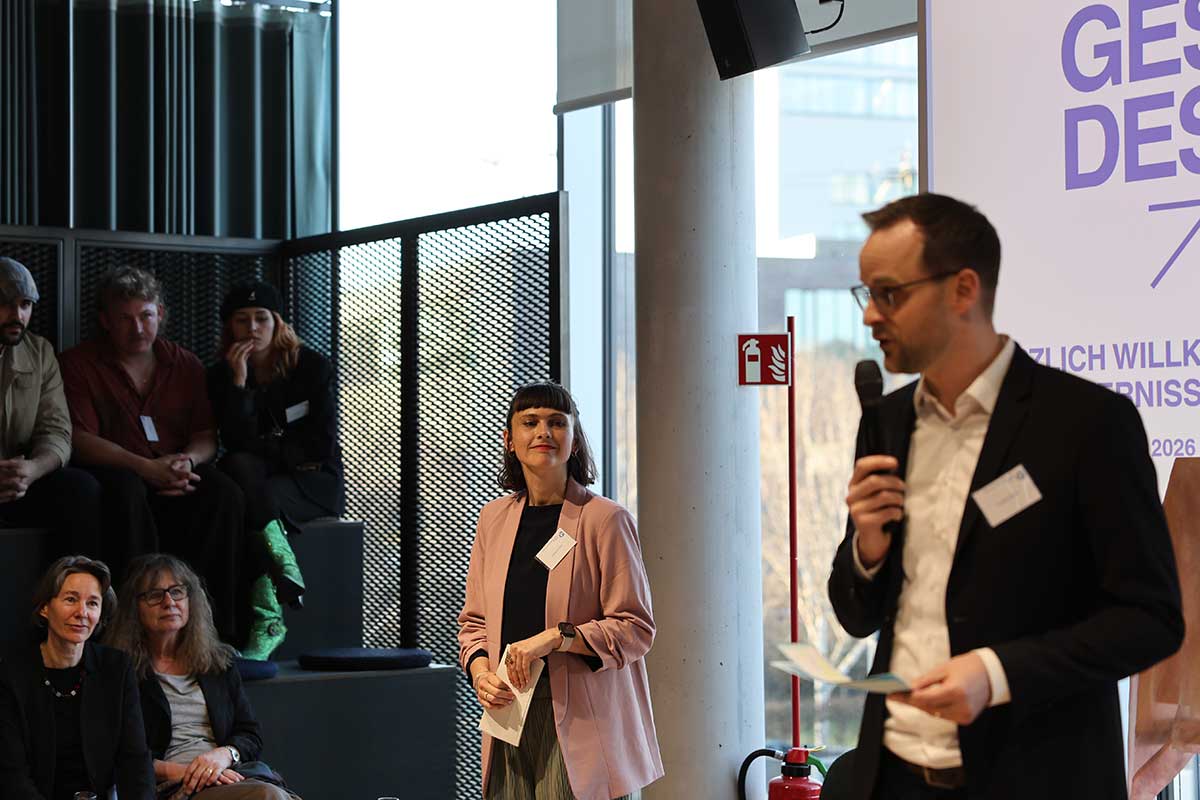 Geschäftsführer Christian Rieck begrüßte die Gäste im Namen der Wissensstadt. 